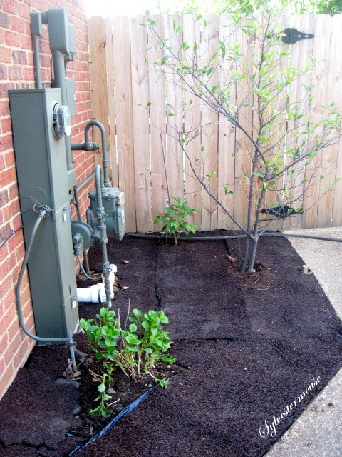 Weed-proof flower beds