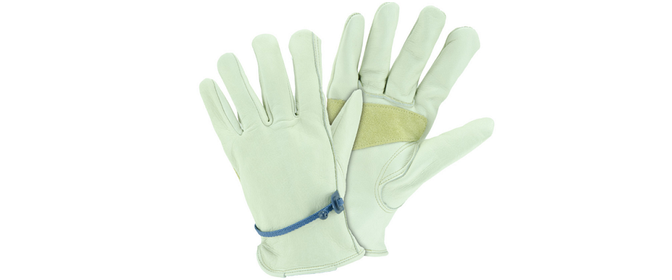 Blue Hawk Leather Garden Work Gloves