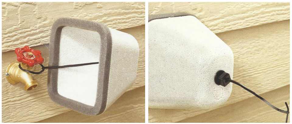 Winterize With Styrofoam Outdoor Faucet Covers Easy Backyard